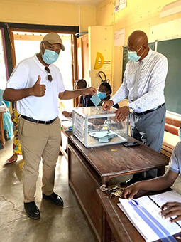 Daniel Zaïdani a voté