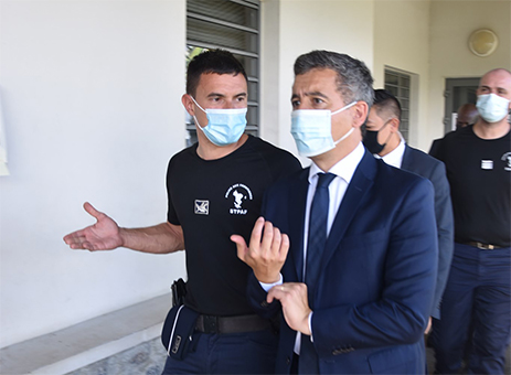 Gérald Darmanin au chevet des personnels LIC