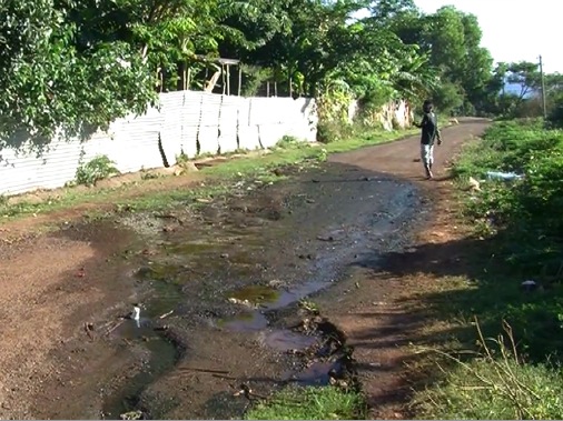 Débordement de fosse à Koungou