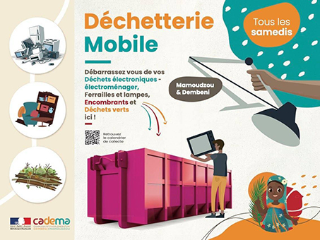 Programme de la déchetterie mobile de la Cadema ce samedi