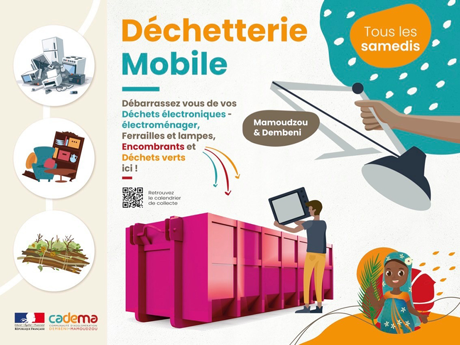 Rendez-vous de la déchetterie mobile de la Cadema