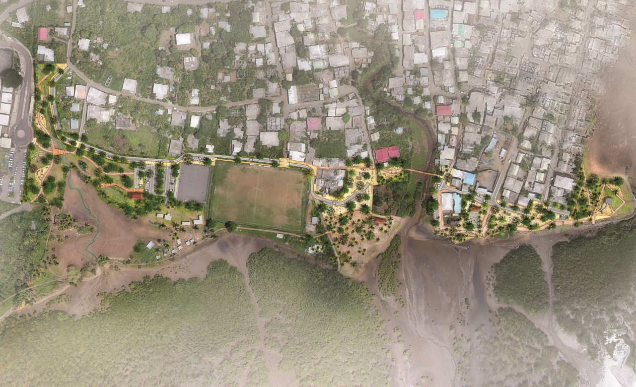 Le projet d’aménagement du front de mer de Bandrélé se précise (photos)