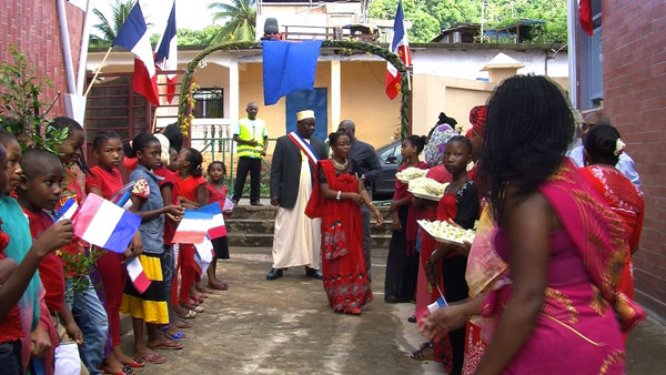 Inauguration de l’école de Cavani stade