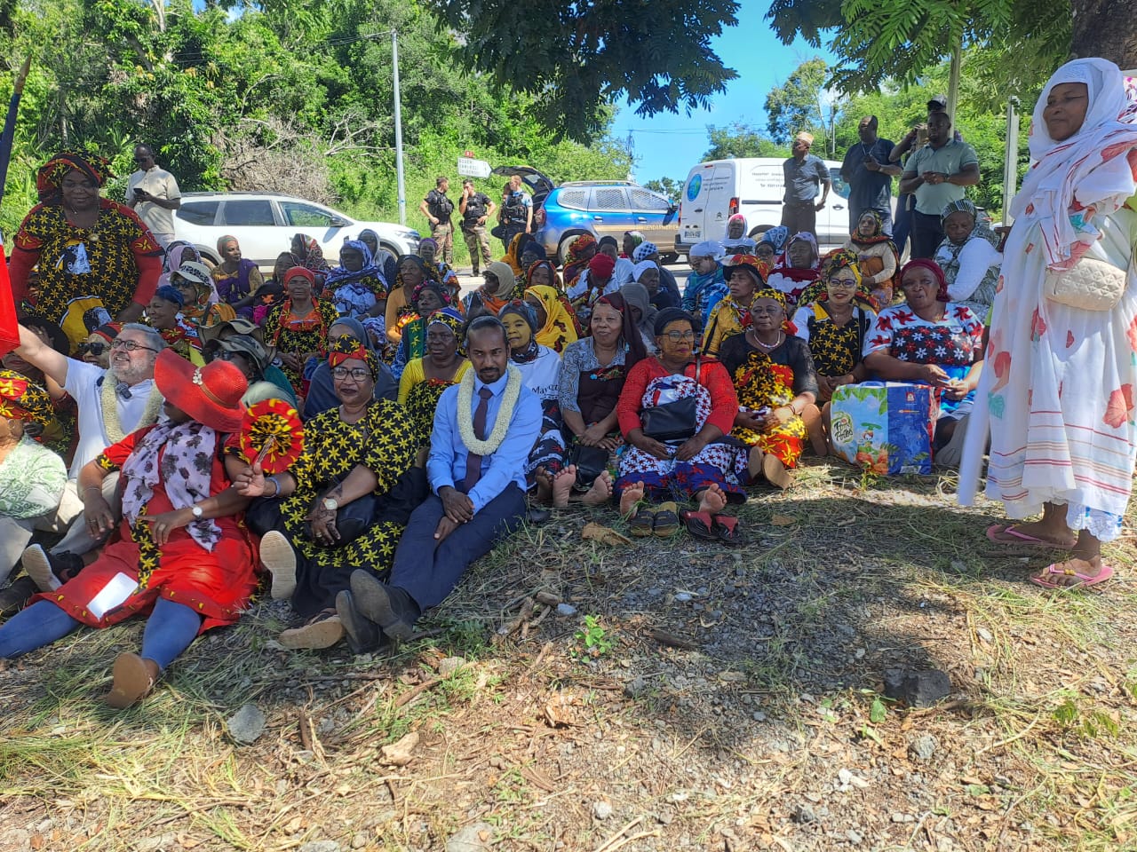 Une manifestation à Mayotte pour soutenir Marine Le Pen (vidéo)