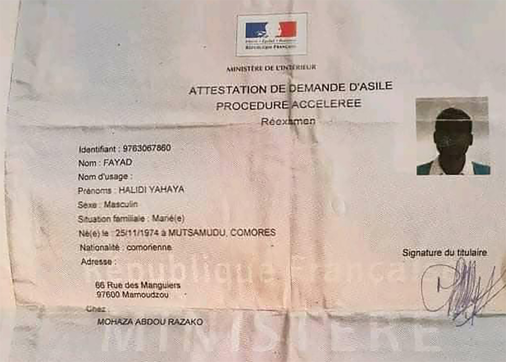 Une reconduite à la frontière avant la décision de l’OFPRA