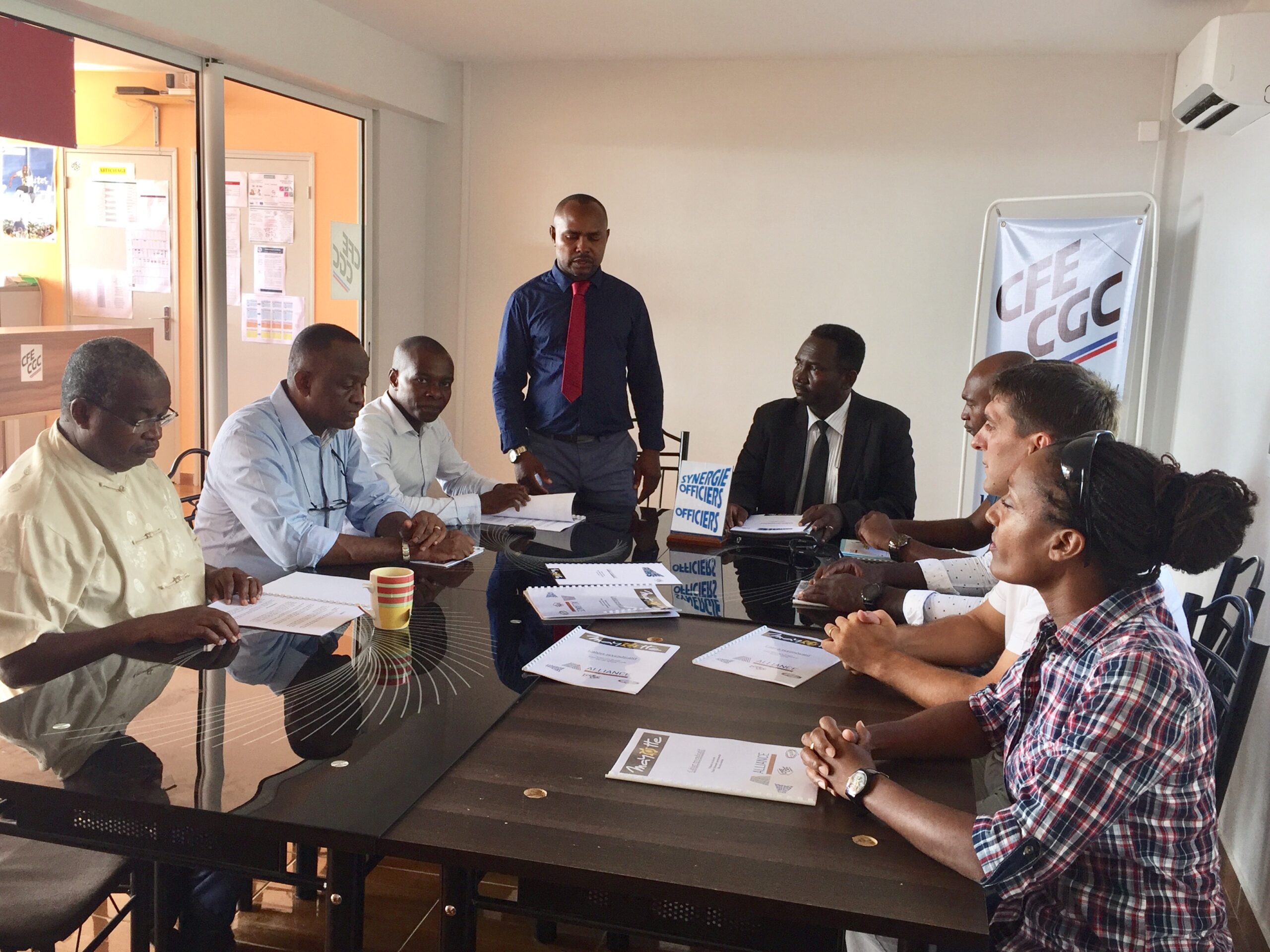 Alliance Police a remis son cahier revendicatif aux élus