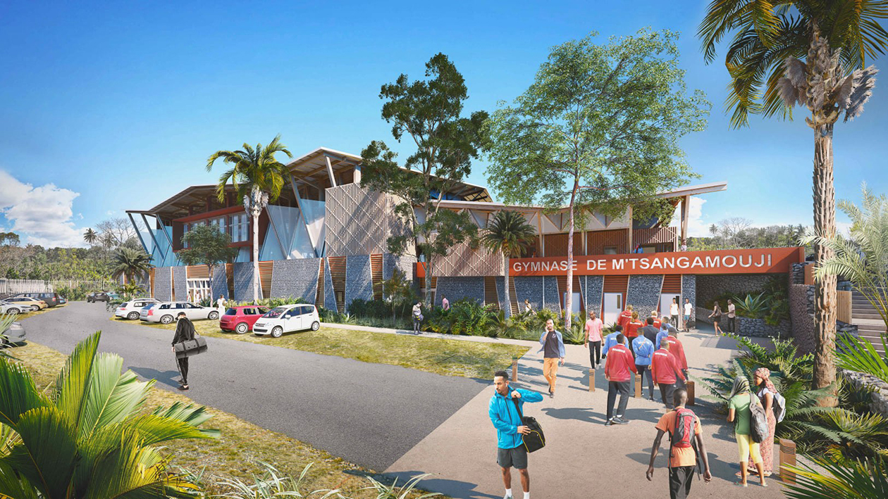 Une nouvelle infrastructure sur les rails en vue de l’accueil des Jeux des Iles 2027