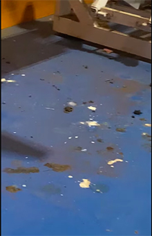 Le gymnase de Cavani aujourd’hui dans un état lamentable