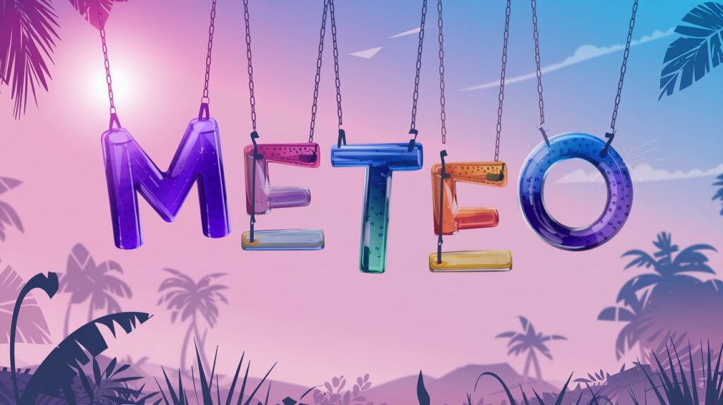 IA meteo 2409 a hyper realistic image of the word meteo written YA qFtKDQJCiMkmCMeplyA T8apHNNIQk OFIdhux9imQ