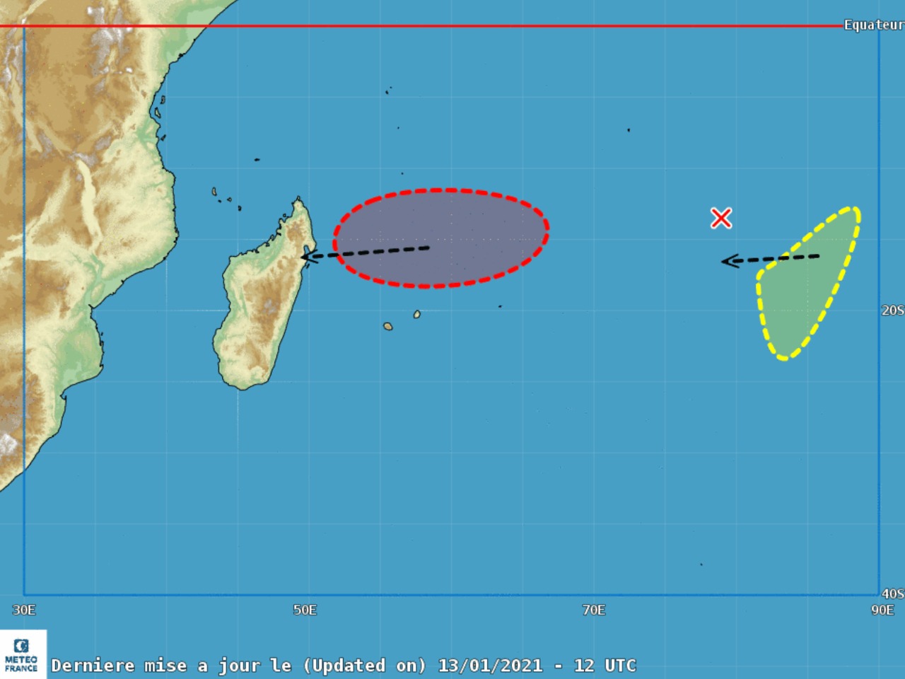 Après Danilo, Eloise pourrait se former dans l’Océan Indien Sud