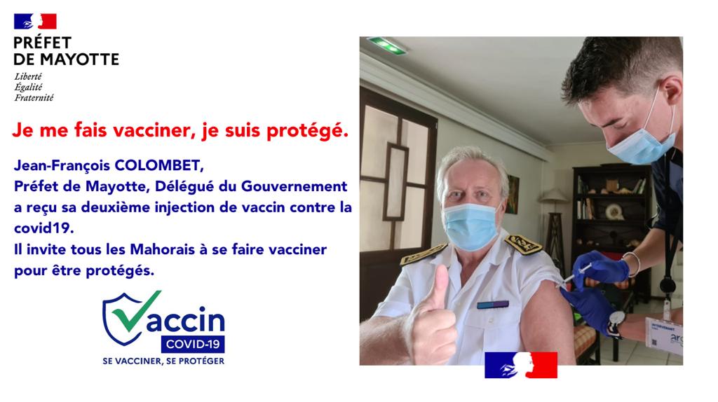 Jean-François Colombet s’est fait vacciner de la seconde dose