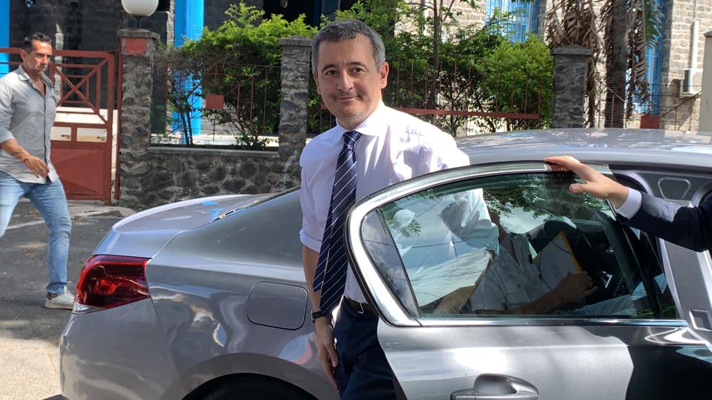 Gérald Darmanin est arrivé à Mayotte