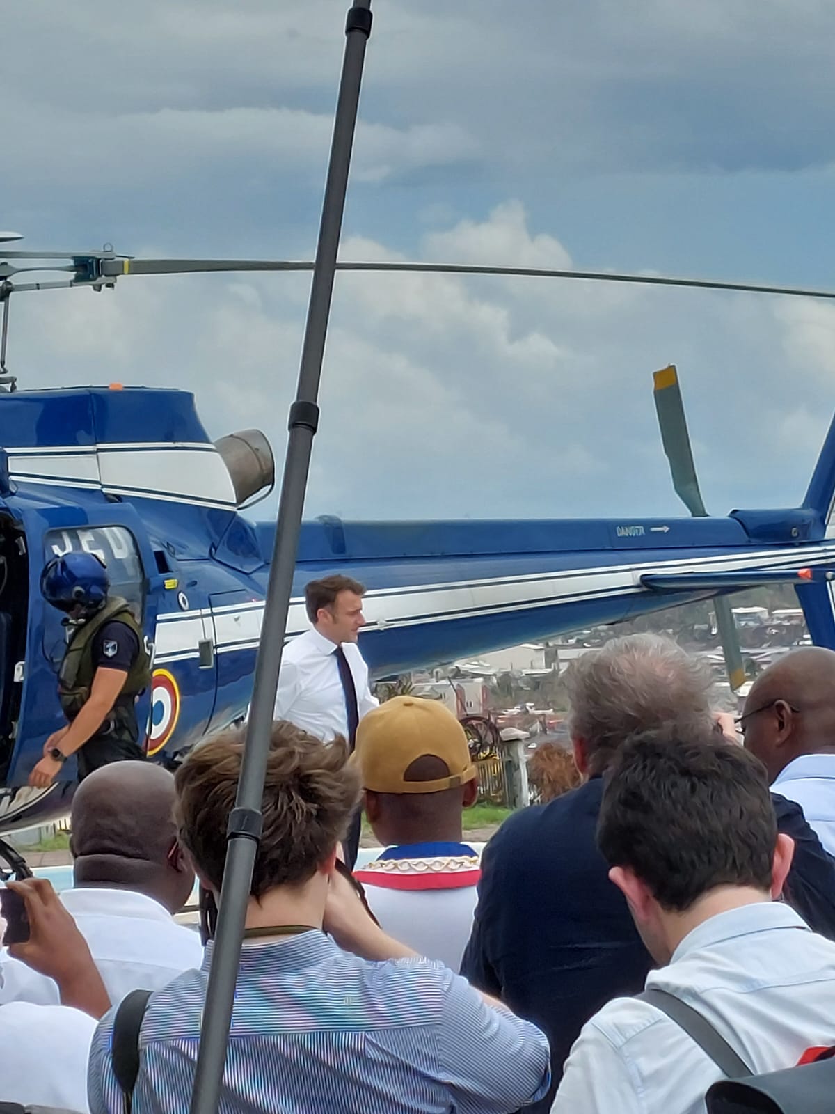 Le président de la République arrive au Chm