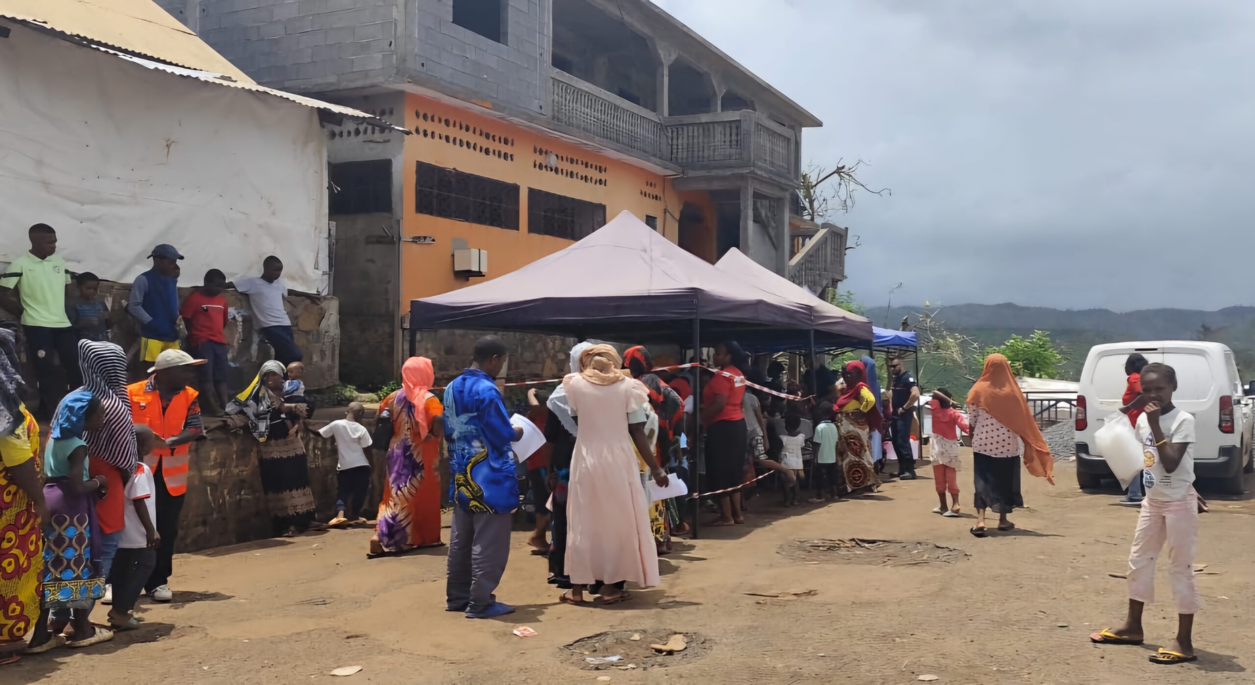 Vaccination contre la typhoïde à Vahibé