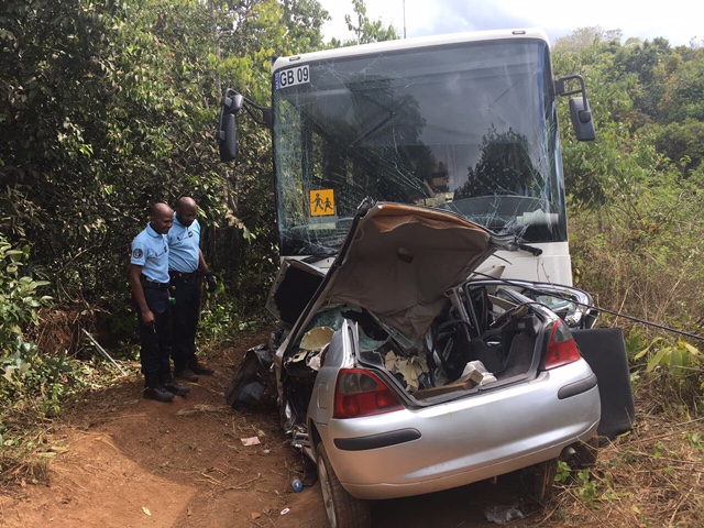 L’accident à Combani a fait un blessé grave et huit blessés légers parmi les élèves