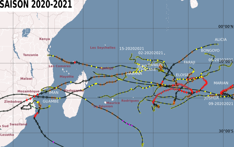 Météo France dresse le bilan de la saison cyclonique dans l’Océan Indien