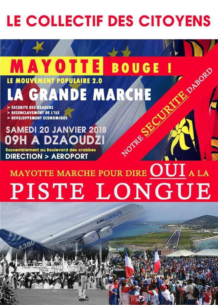 Une grande marche pour réclamer une piste longue à l’aéroport