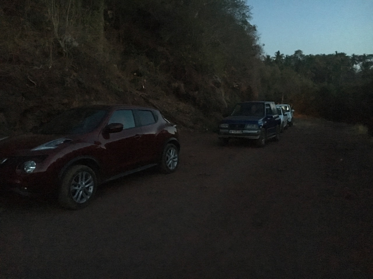 Une dizaine de véhicules coincés à la pointe Mahabou