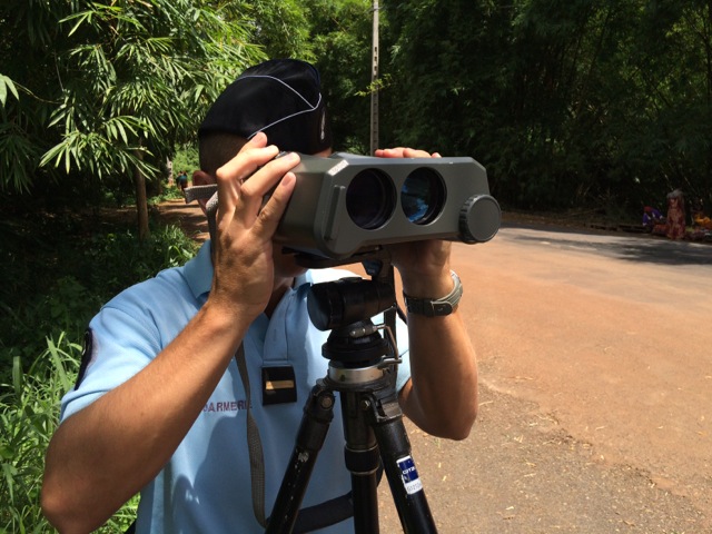 Le radar sur la route de Hajangua