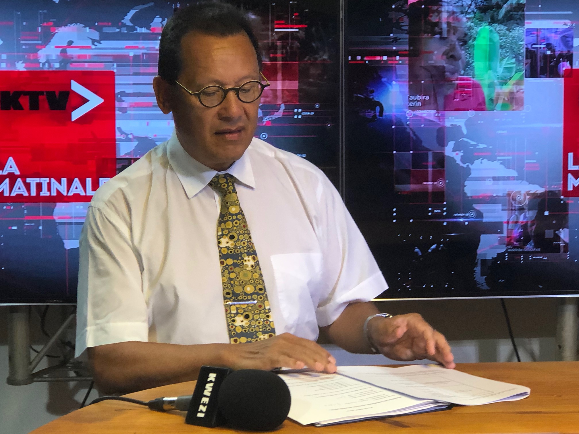 Didier Cauret en direct sur Kwezi TV