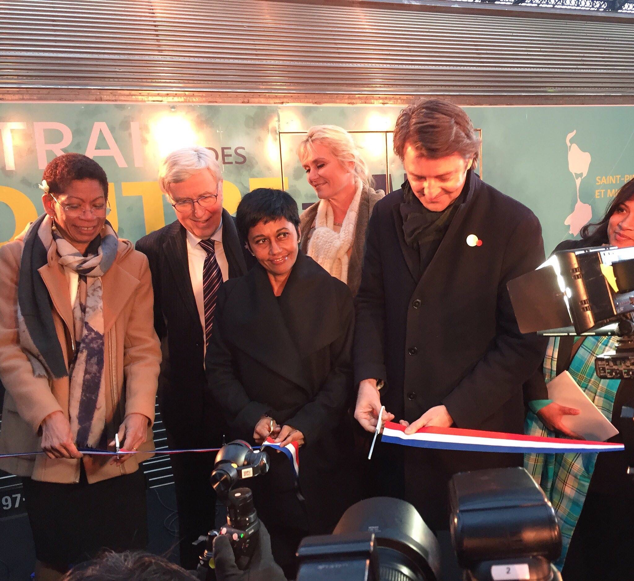 Le train des Outre-Mer inauguré par la MOM