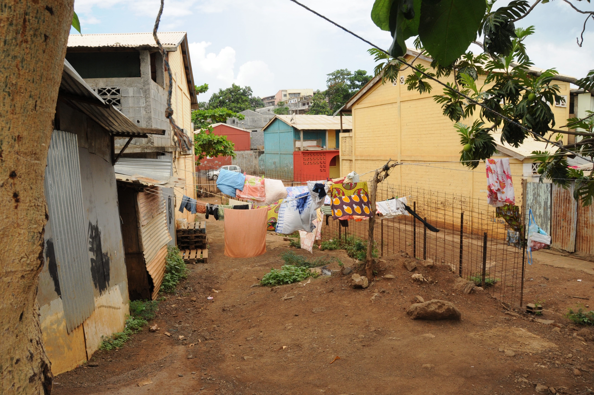 Décasage à M’gombani hier