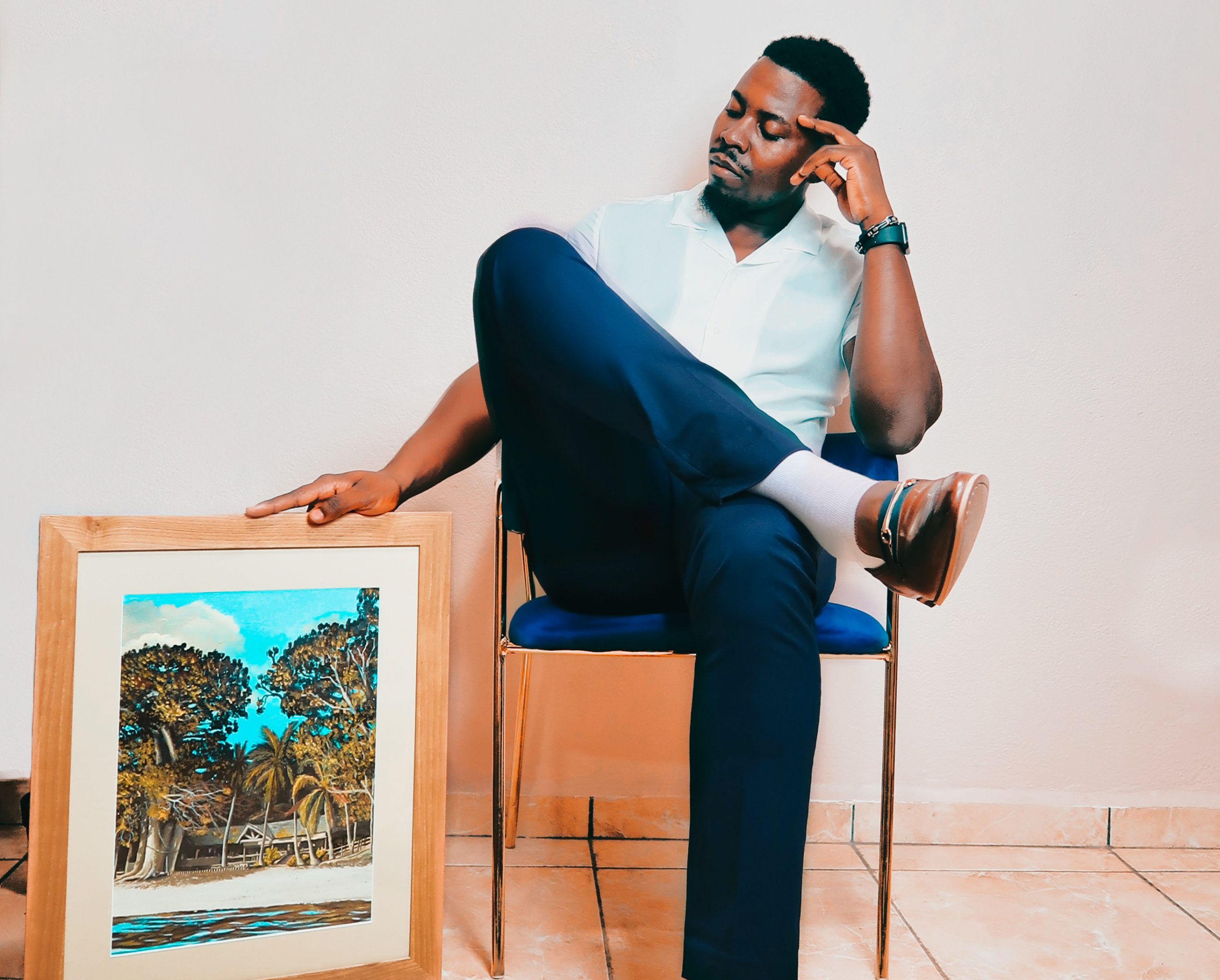 Interview de Mourchidi Imamou, jeune talent qui ne veut voir que Mayotte en peinture