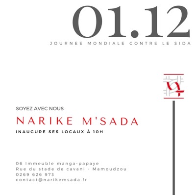 Lutte contre le sida : inauguration des locaux de Nariké M’sada