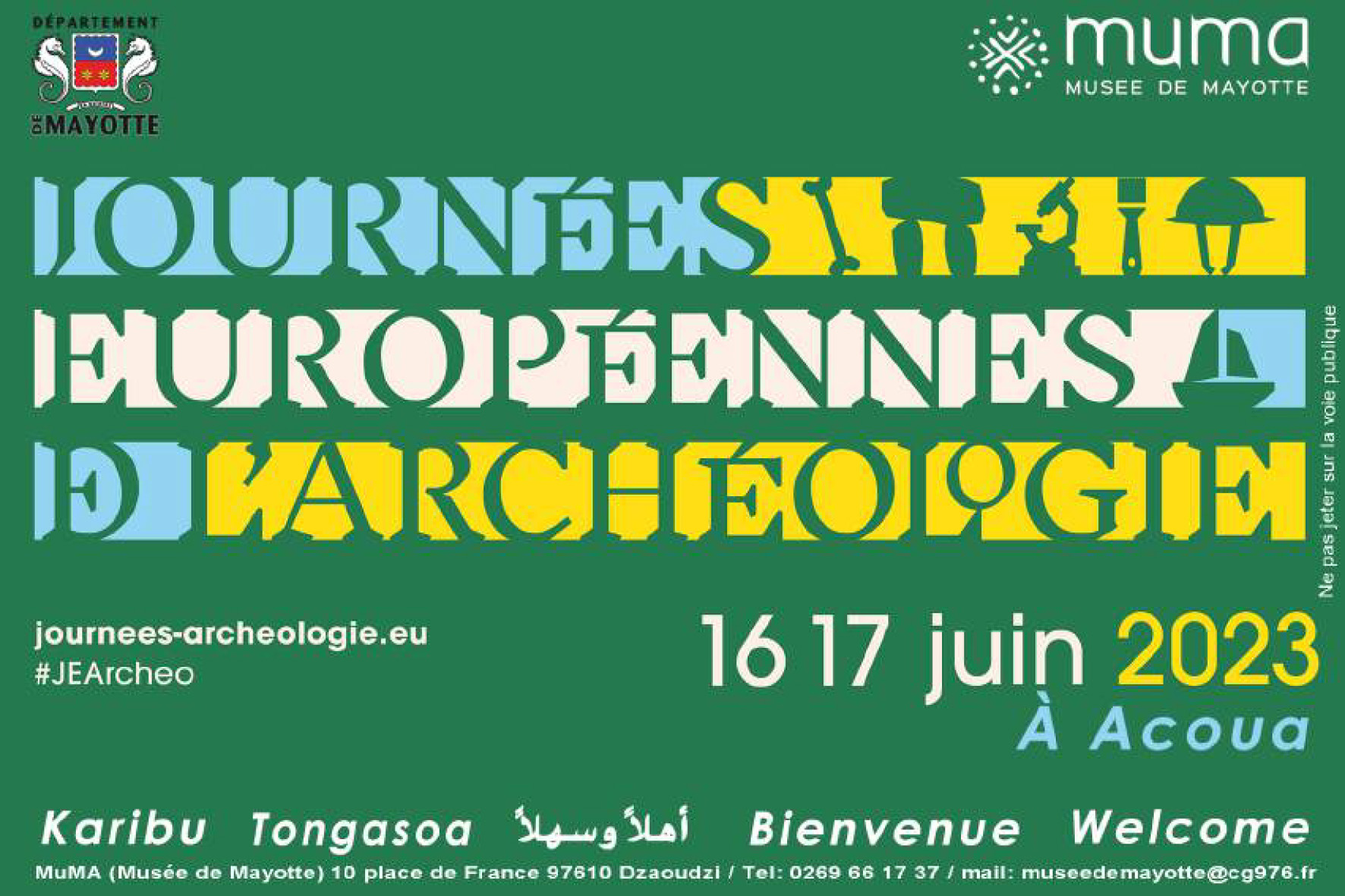 Bientôt les Journées Européennes de l’Archéologie avec le Musée de Mayotte