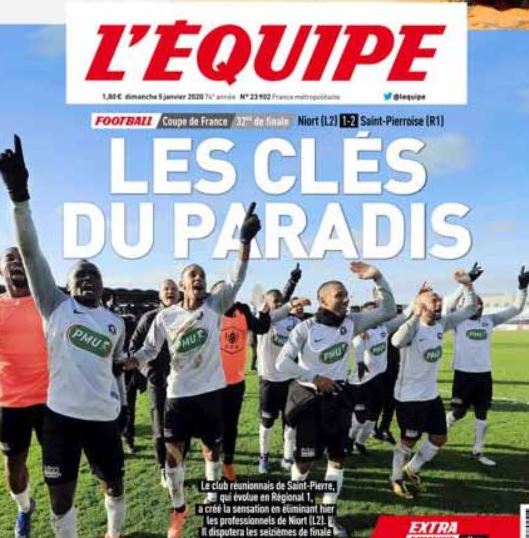 La JS Saint-Pierroise crée l’exploit et se qualifie pour les 16es de finale