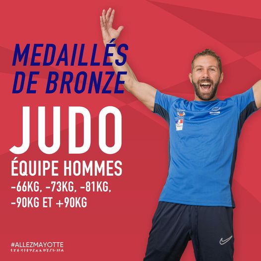 Jeux des îles – Judo par équipe Hommes : Mayotte remporte le Bronze