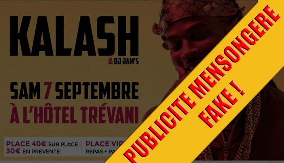 Le rappeur Kalash ne sera pas à Mayotte le 7 septembre prochain