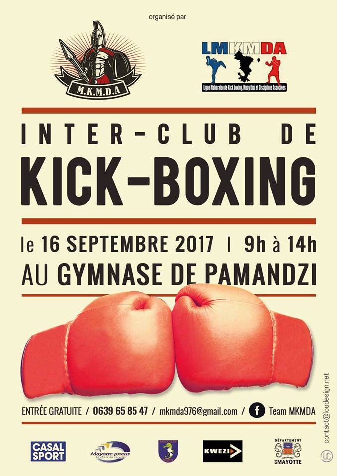 Compétition de kick-boxing demain au gymnase de Pamandzi