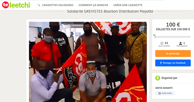 Une cagnotte Leetchi pour soutenir les grévistes de GBH