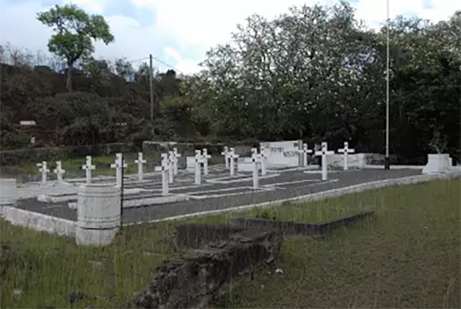 Le carré de la Légion saccagé au cimetière de Pamandzi