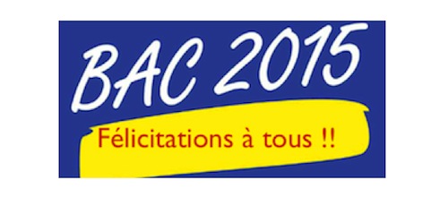 Résultats du BAC pro, cru 2015