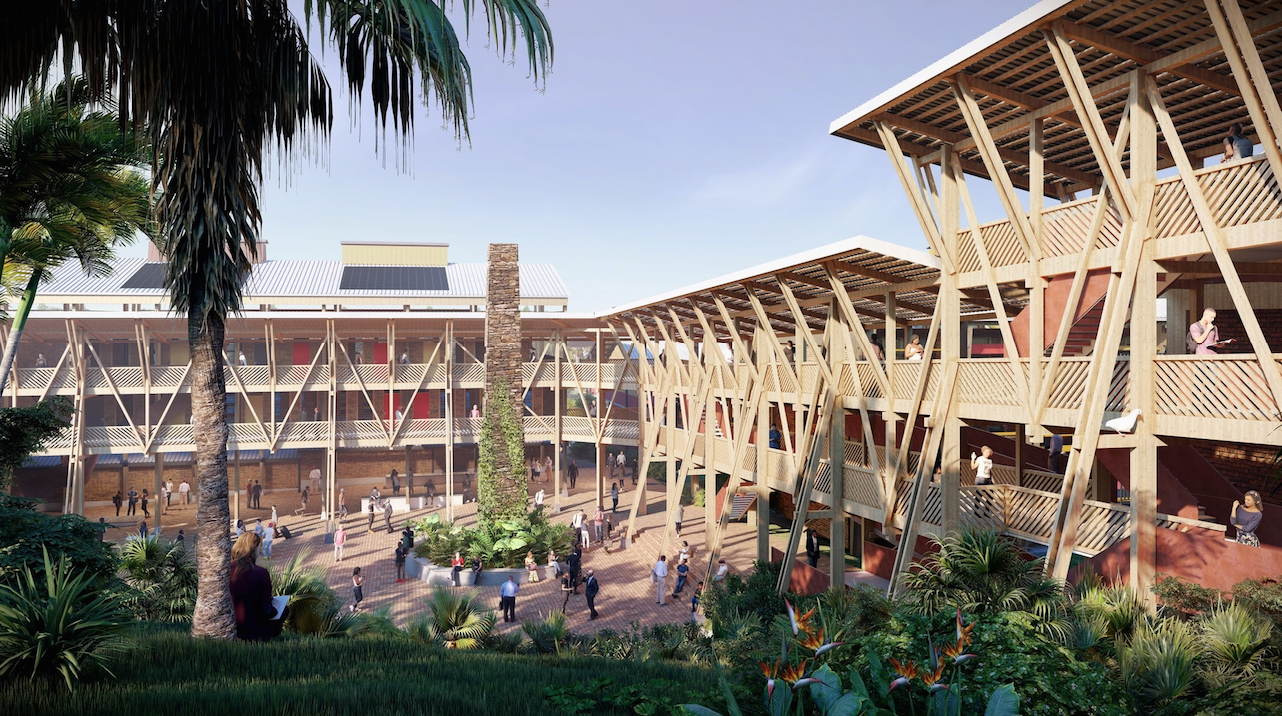 Lycée des métiers du bâtiment : le Vice-rectorat choisit le projet de l’agence « Encore Heureux »