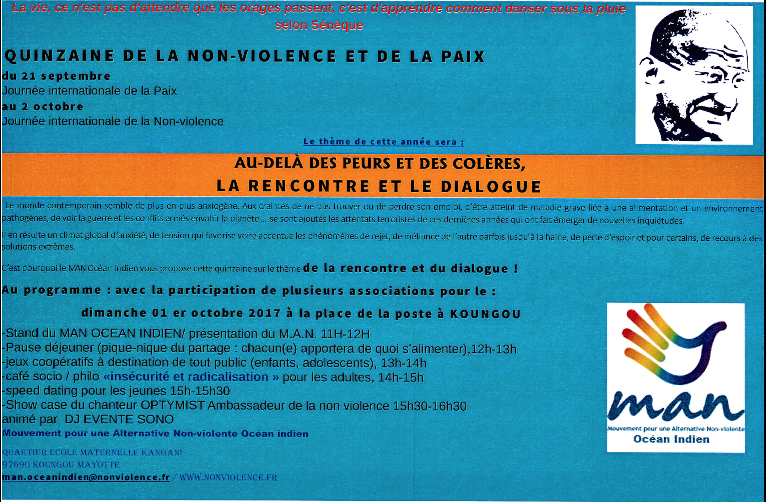 L’association MAN à l’origine d’une journée pour la paix