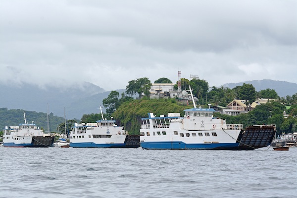 Les barges sont à quai