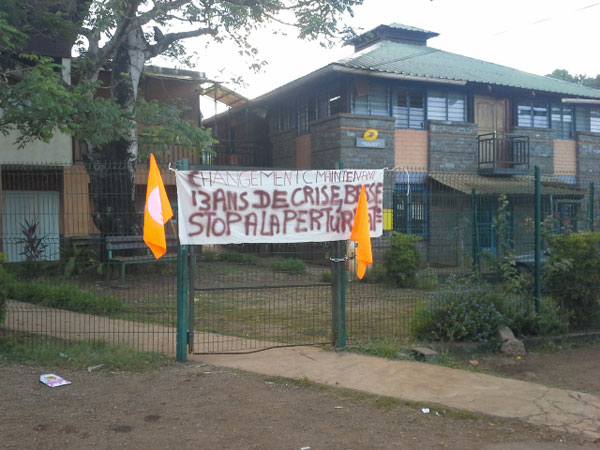Mairie de Chiconi toujours bloquée