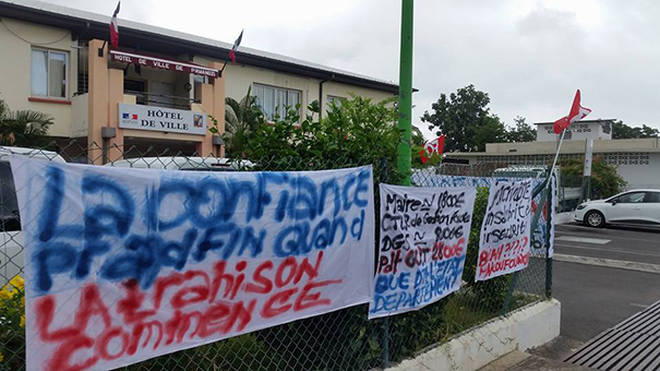La grève continue à la mairie de Pamandzi