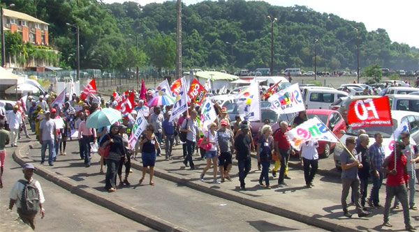 FO et CGT en force dans la rue (photos et vidéo)
