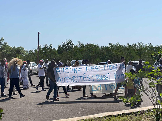 Les habitants de Bandraboua unis dans la douleur