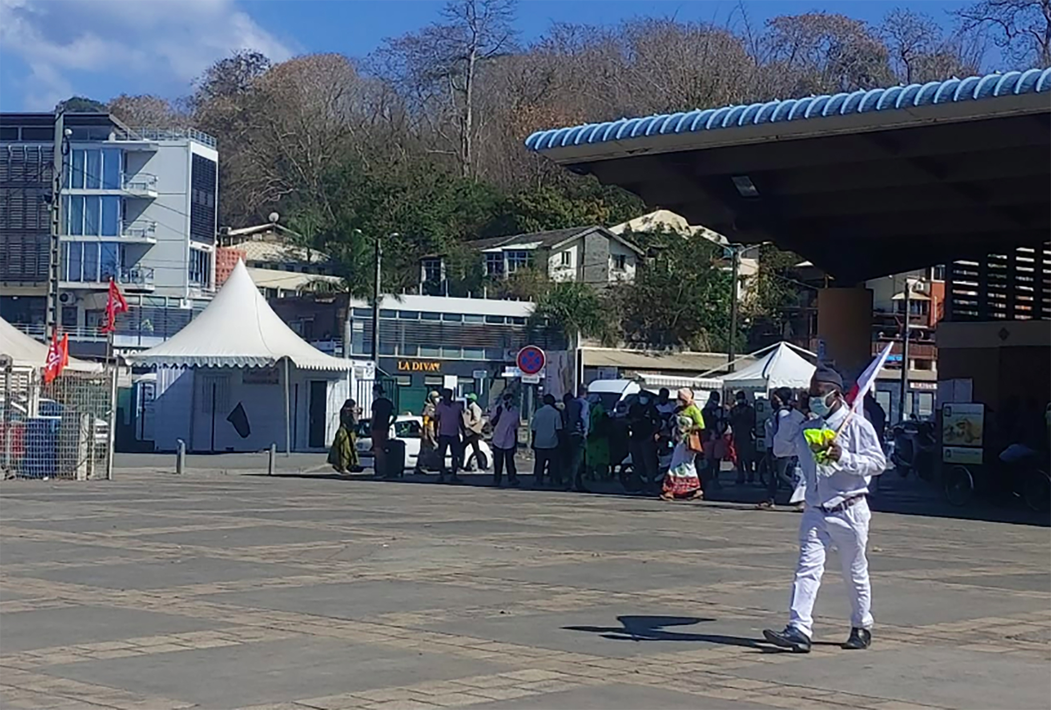 Faible mobilisation place de la République
