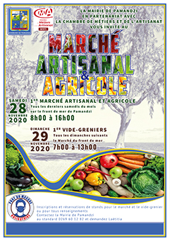 Un marché artisanal associé à un vide grenier pour 2 rendez-vous à Pamandzi