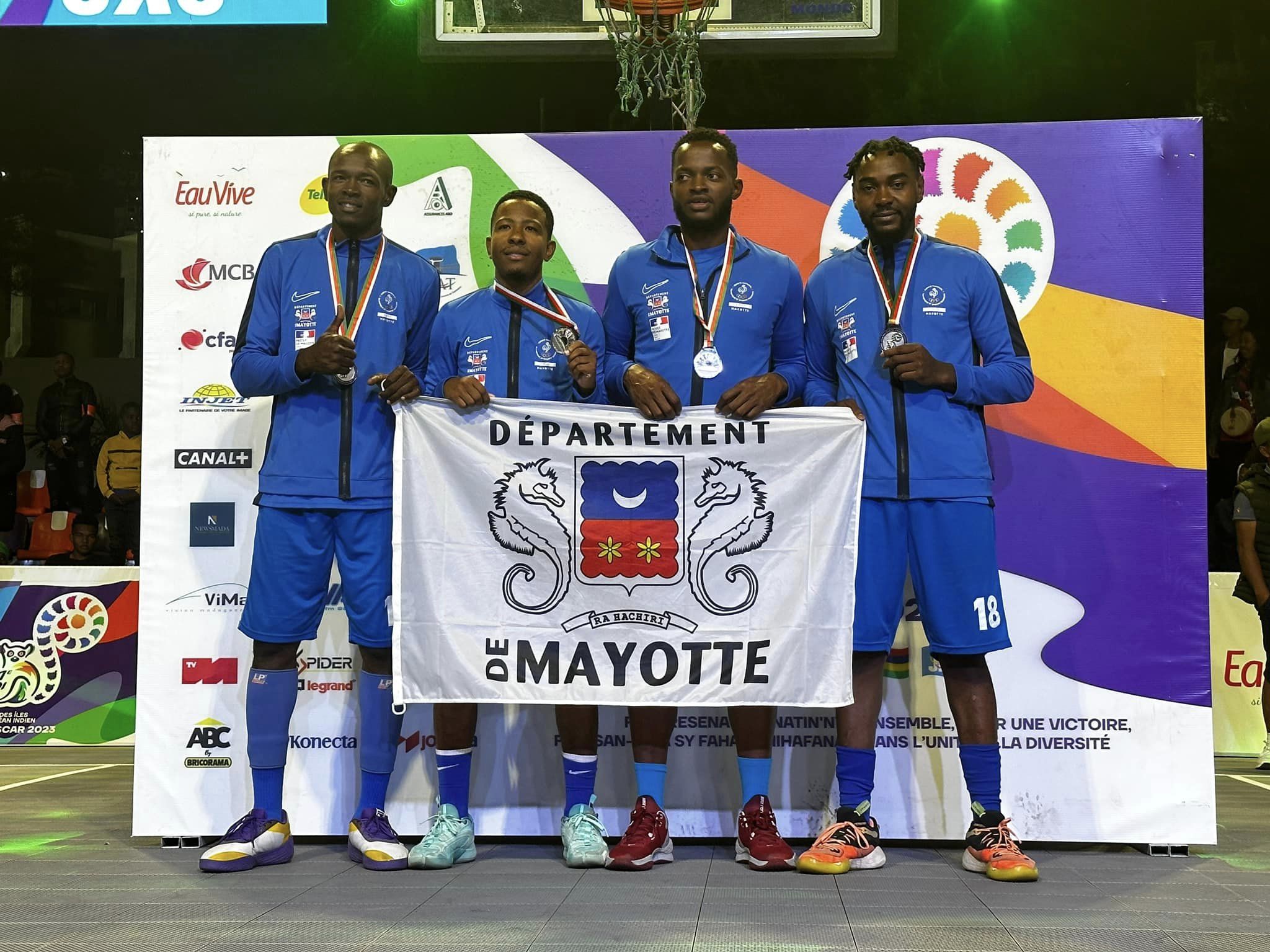 Jeux des îles – Basketball 3X3 : Les Mahorais s’offrent l’argent