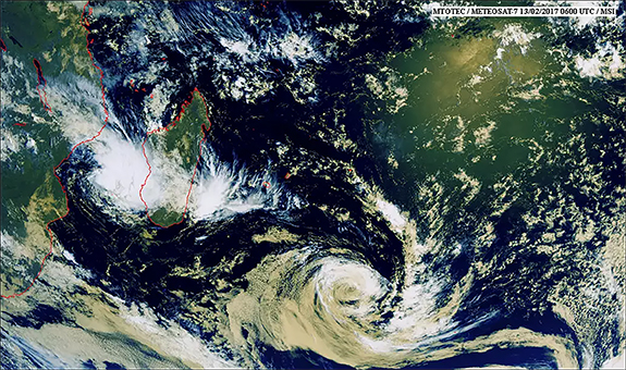 Nouvelle perturbation tropicale au Sud de Mayotte