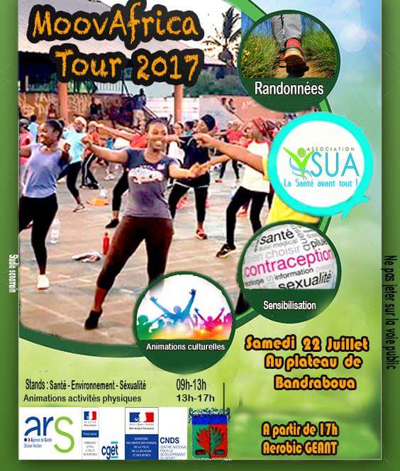 MoovAfrica Tour à Bandraboua le 22 juillet