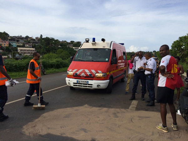 Violent accident sur la rocade