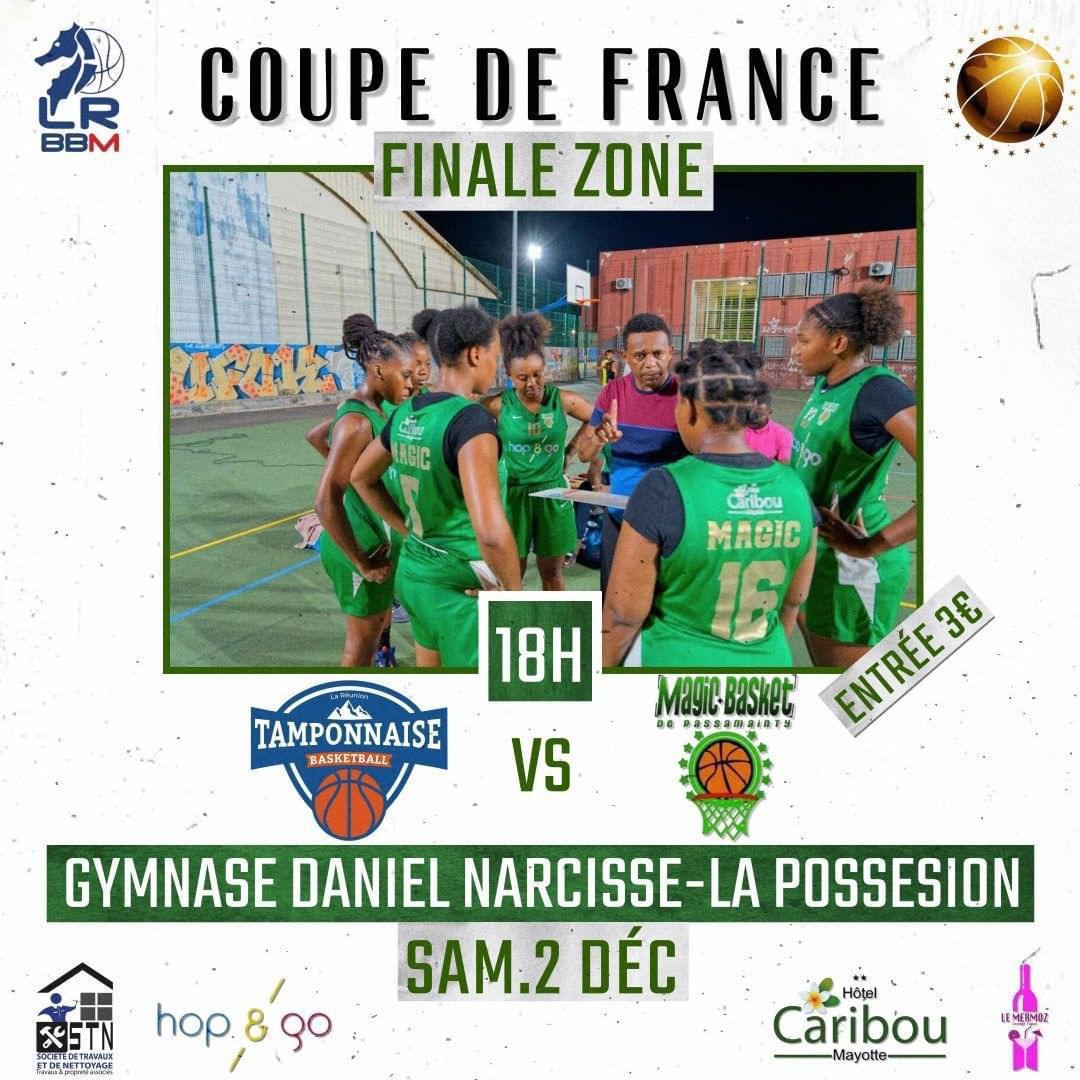 Les filles du Magic Basket de Passamainty sont en finale de la coupe de France de zone
